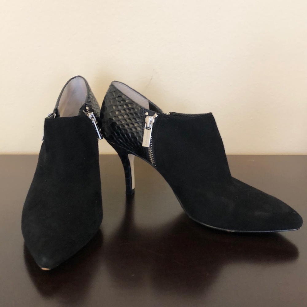 Michael Kors black Clara mid bootie